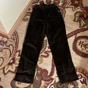 Vtg 60s The Strawberry Plant Size 7/8 Deep Brown Velvet Soft 100% Cotton HiRise